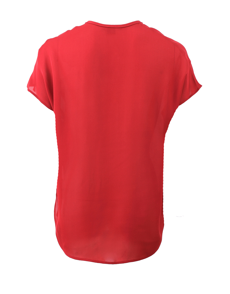 VINCE-Solid Split Neck Pullover-