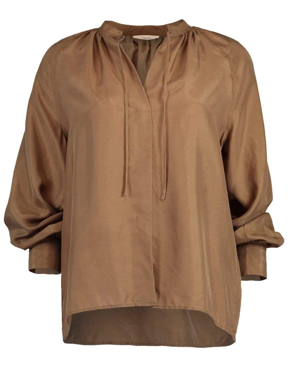 VINCE-Timber Poet Popover Top-