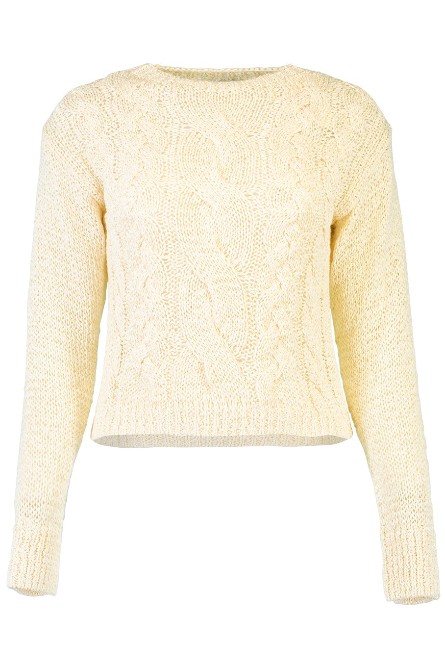 VINCE-Textured Cable Crew-