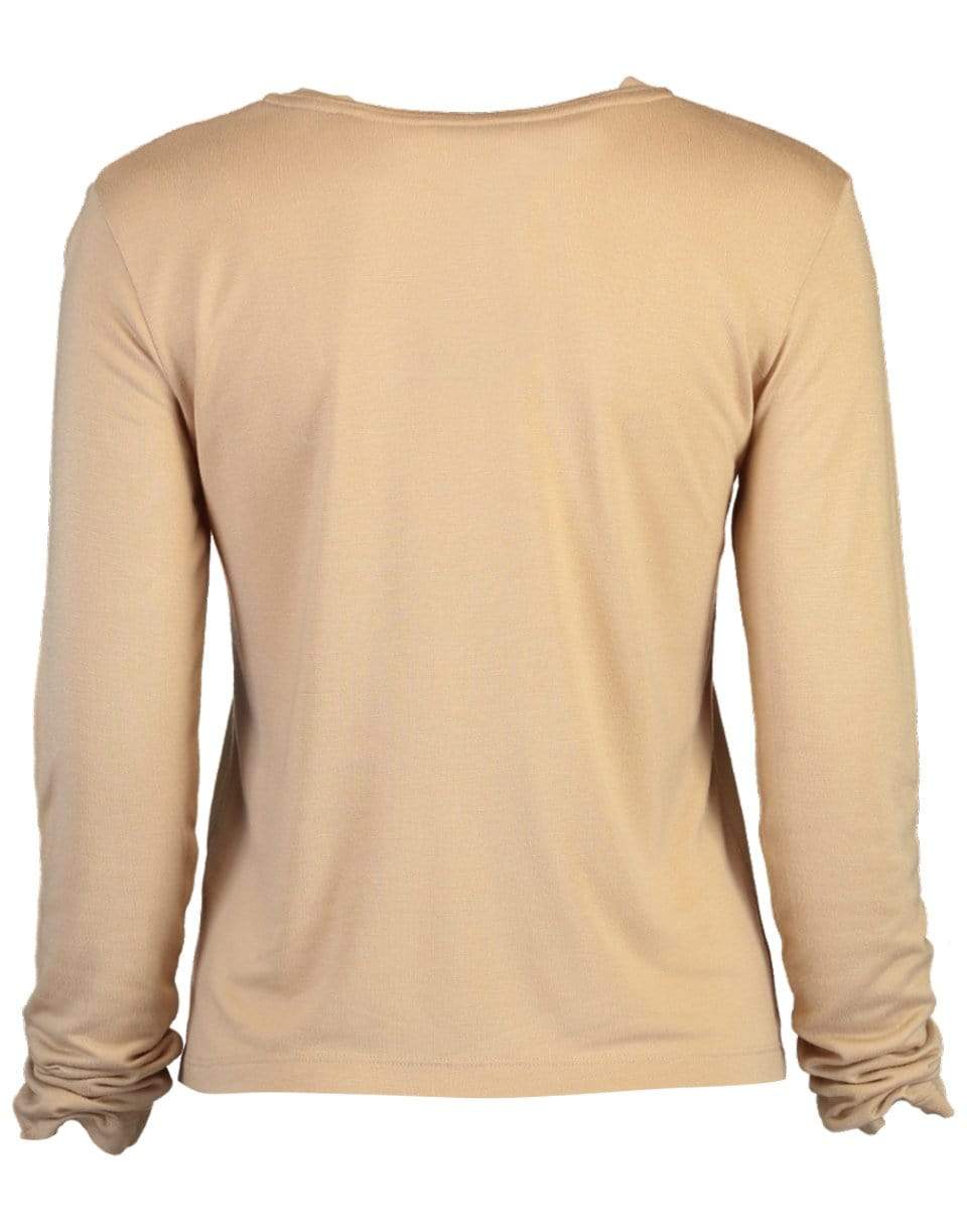 VINCE-Relaxed Long Sleeve Crew Top-