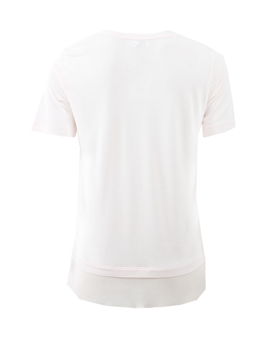 VINCE-Crinkle Hem Tee-