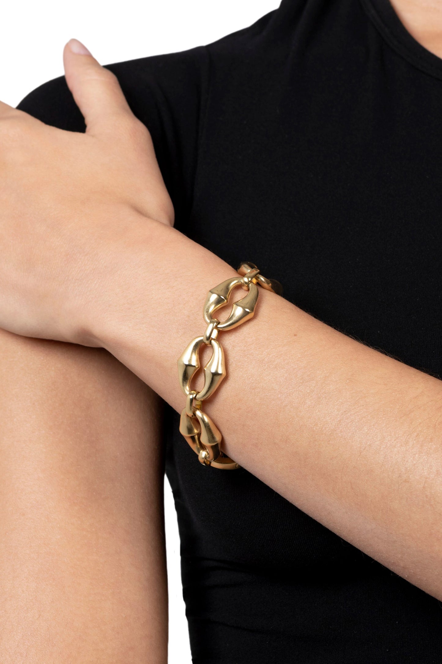 VRAM-Chrona Link Bracelet-YELLOW GOLD