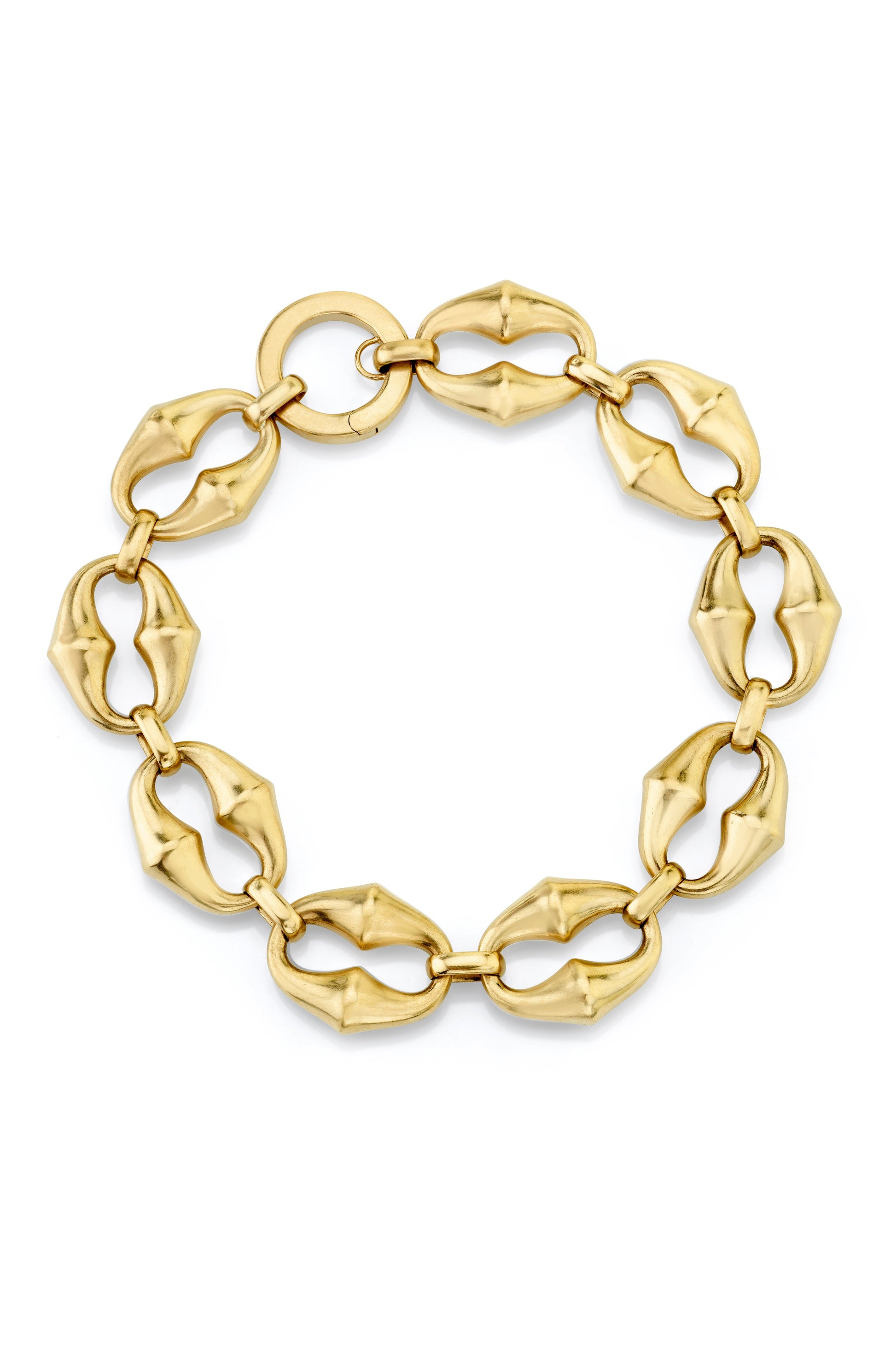 VRAM-Chrona Mini Link Bracelet-YELLOW GOLD
