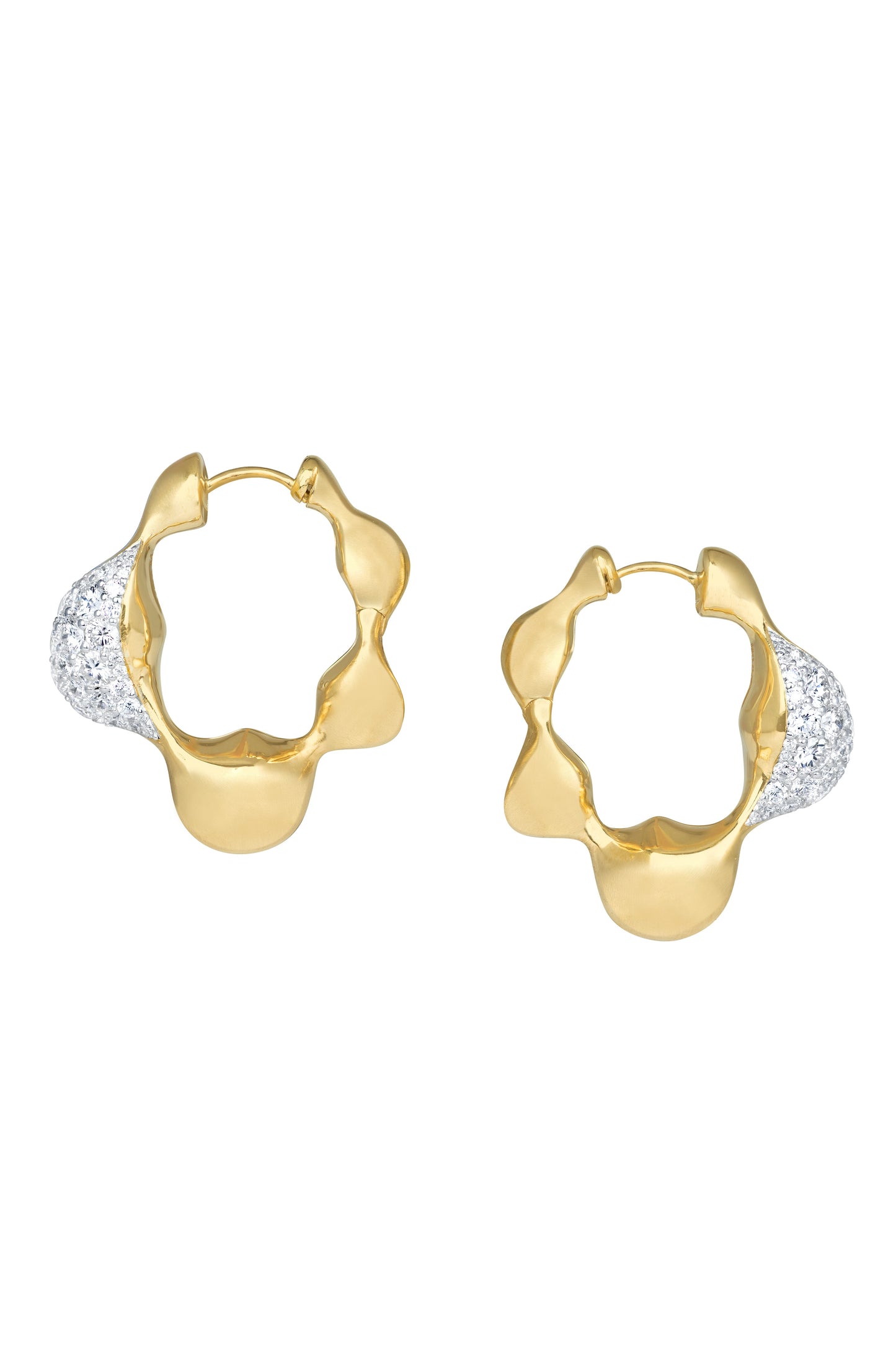 VRAM-Caryn Hoop Earrings-YELLOW GOLD