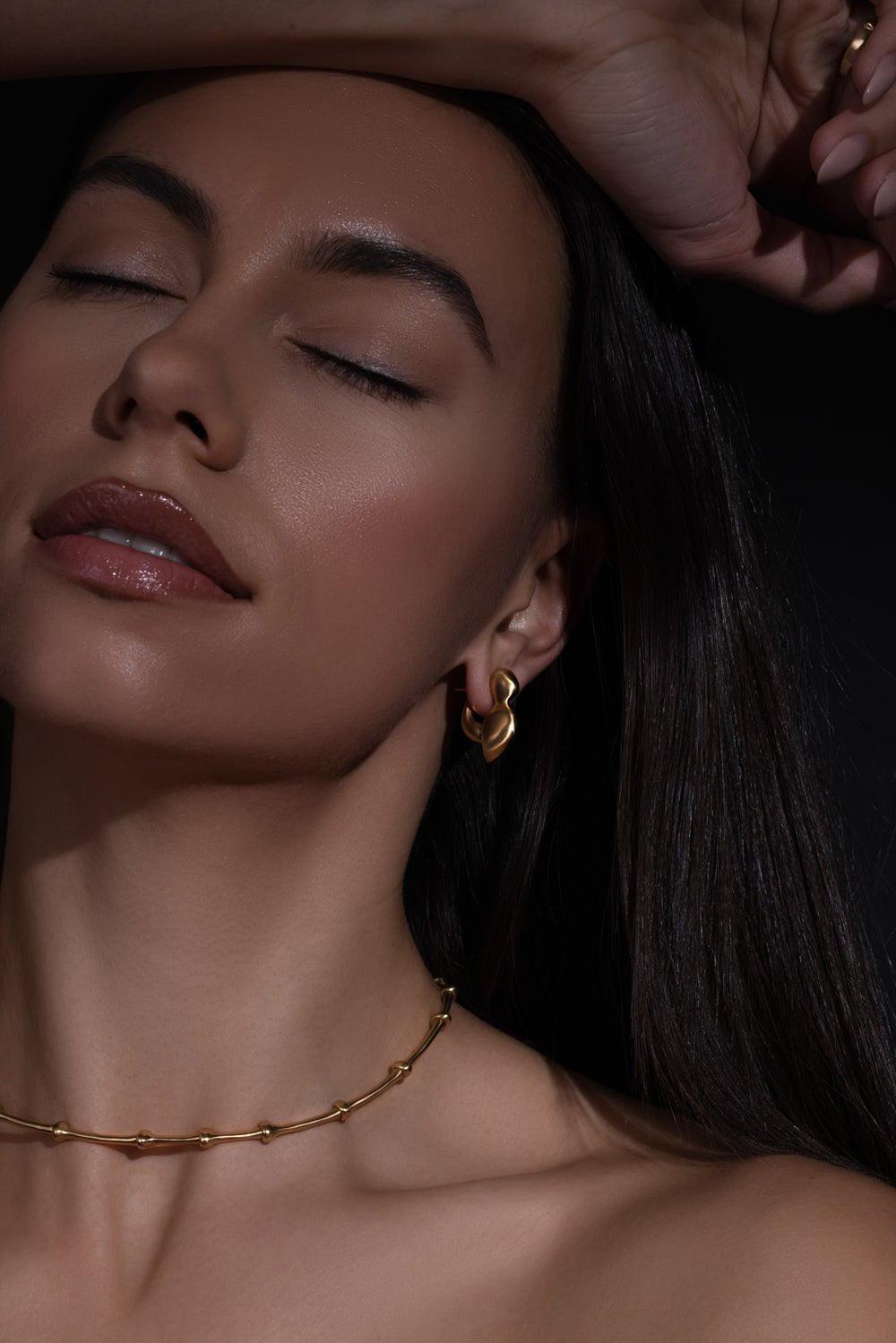 VRAM-Cayrn Earrings-YELLOW GOLD
