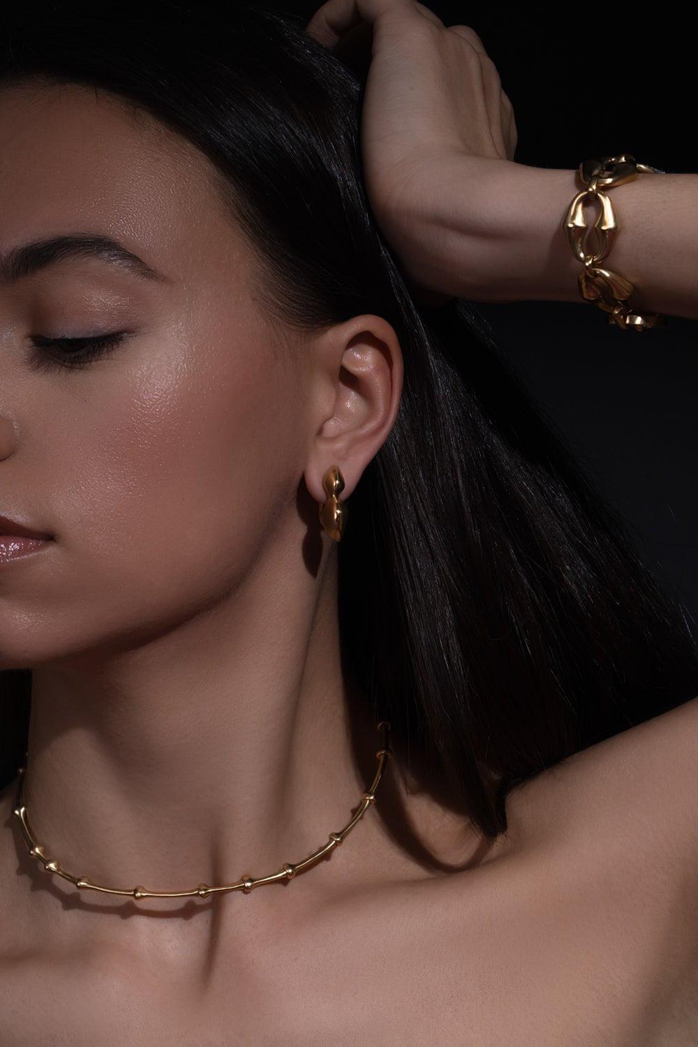 VRAM-Cayrn Earrings-YELLOW GOLD