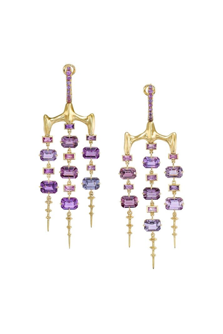  VRAM-Chrona Chandelier Earrings-YELLOW GOLD 