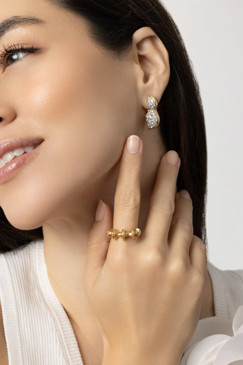 Diamond Caryn Earrings-YELLOW GOLD-JEWELRYFINE JEWELEARRING-VRAM
