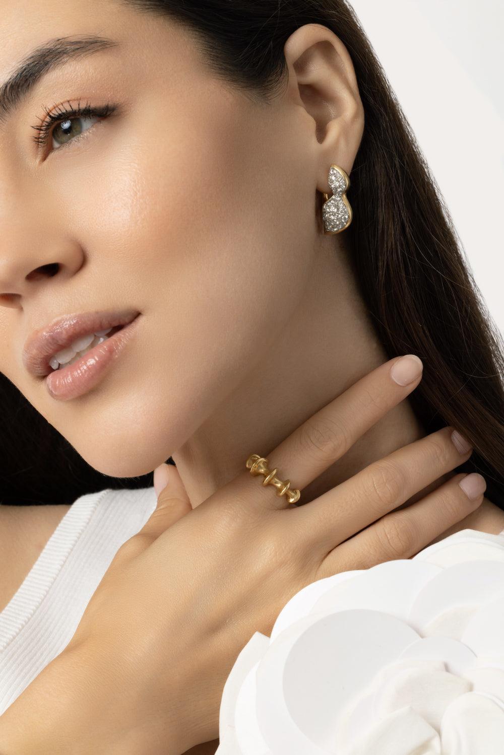 Diamond Caryn Earrings-YELLOW GOLD-JEWELRYFINE JEWELEARRING-VRAM