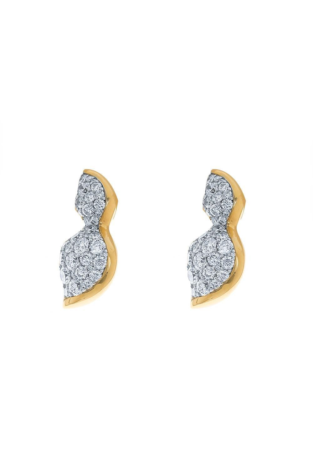 Diamond Caryn Earrings-YELLOW GOLD-JEWELRYFINE JEWELEARRING-VRAM