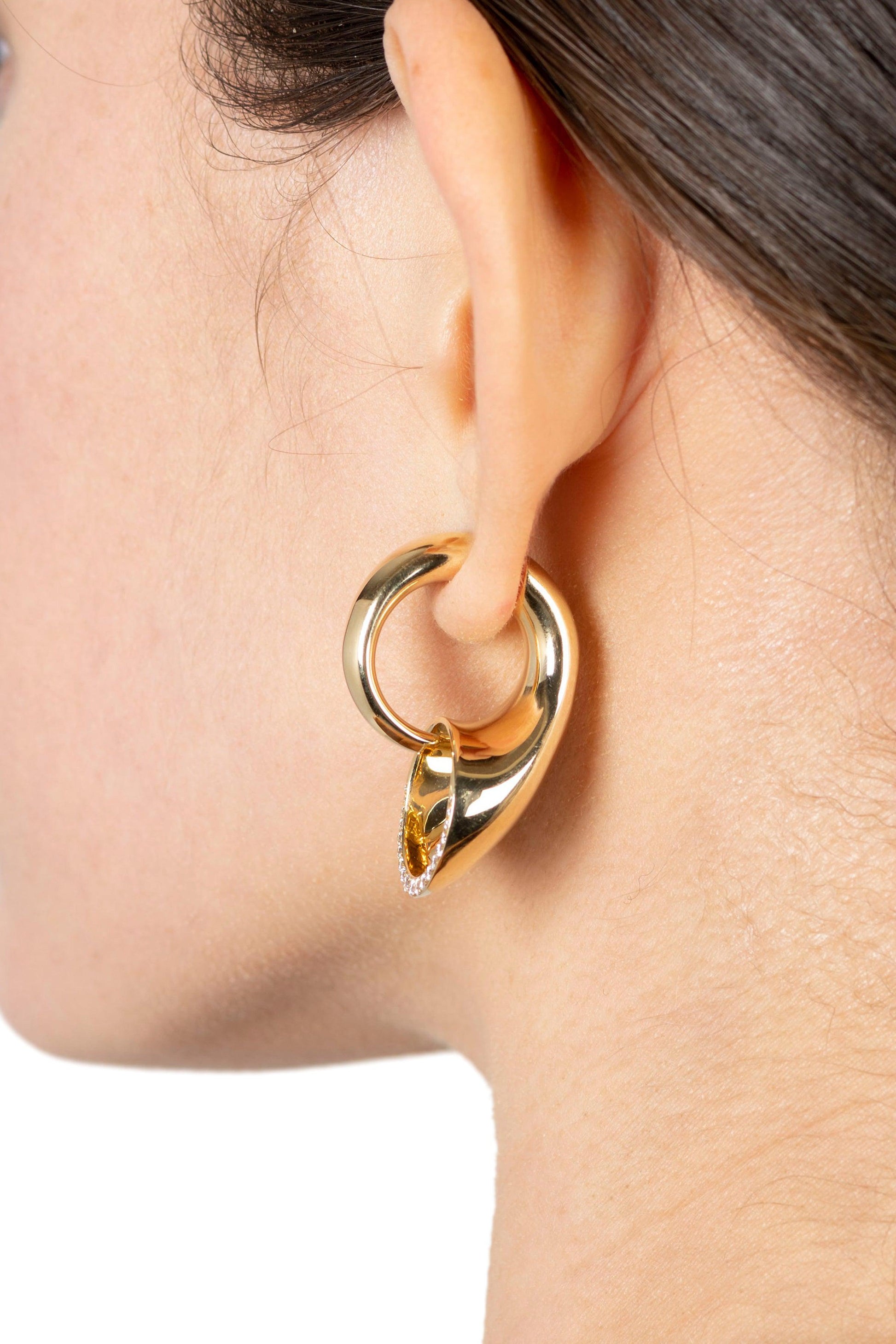 VRAM-Sine Earrings-YELLOW GOLD