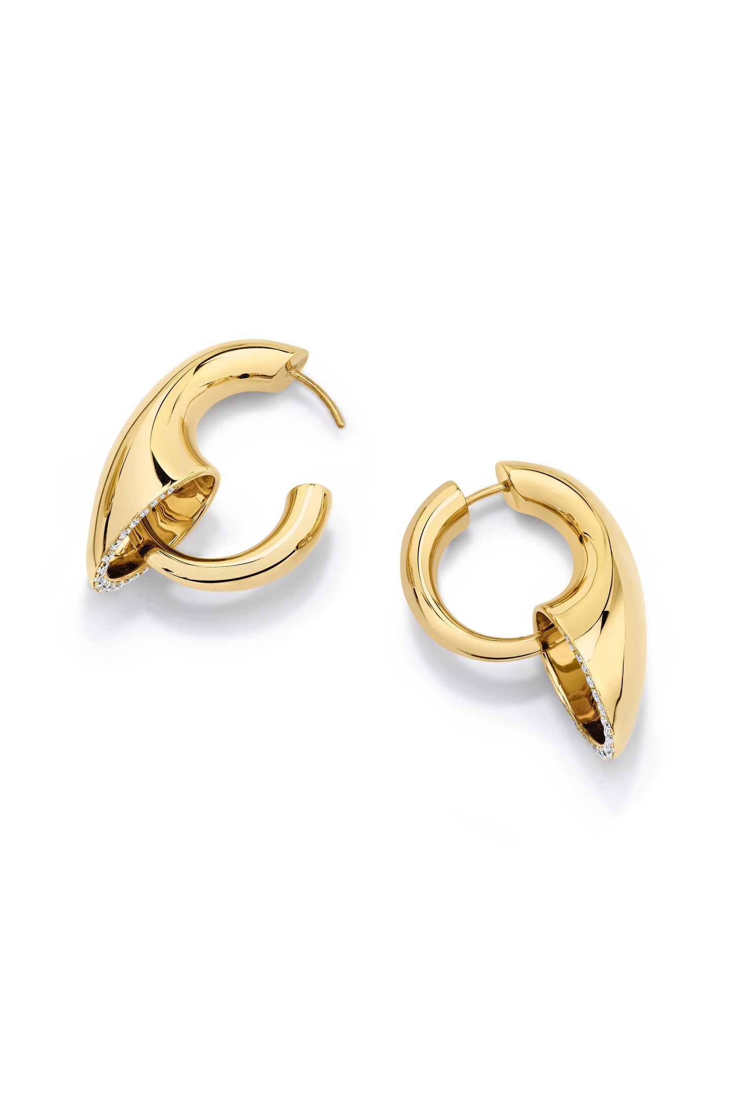 VRAM-Sine Earrings-YELLOW GOLD