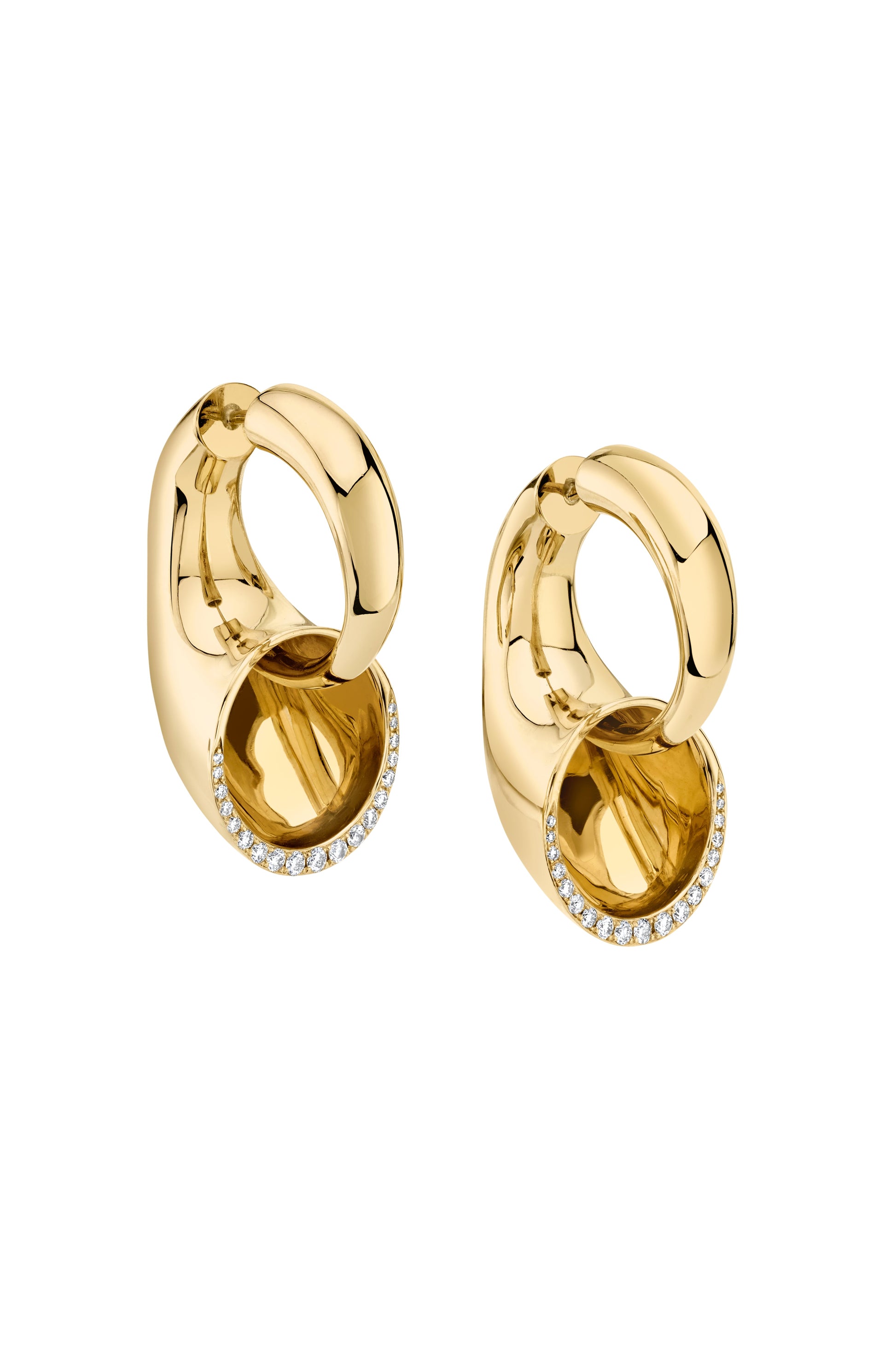 VRAM-Sine Earrings-YELLOW GOLD