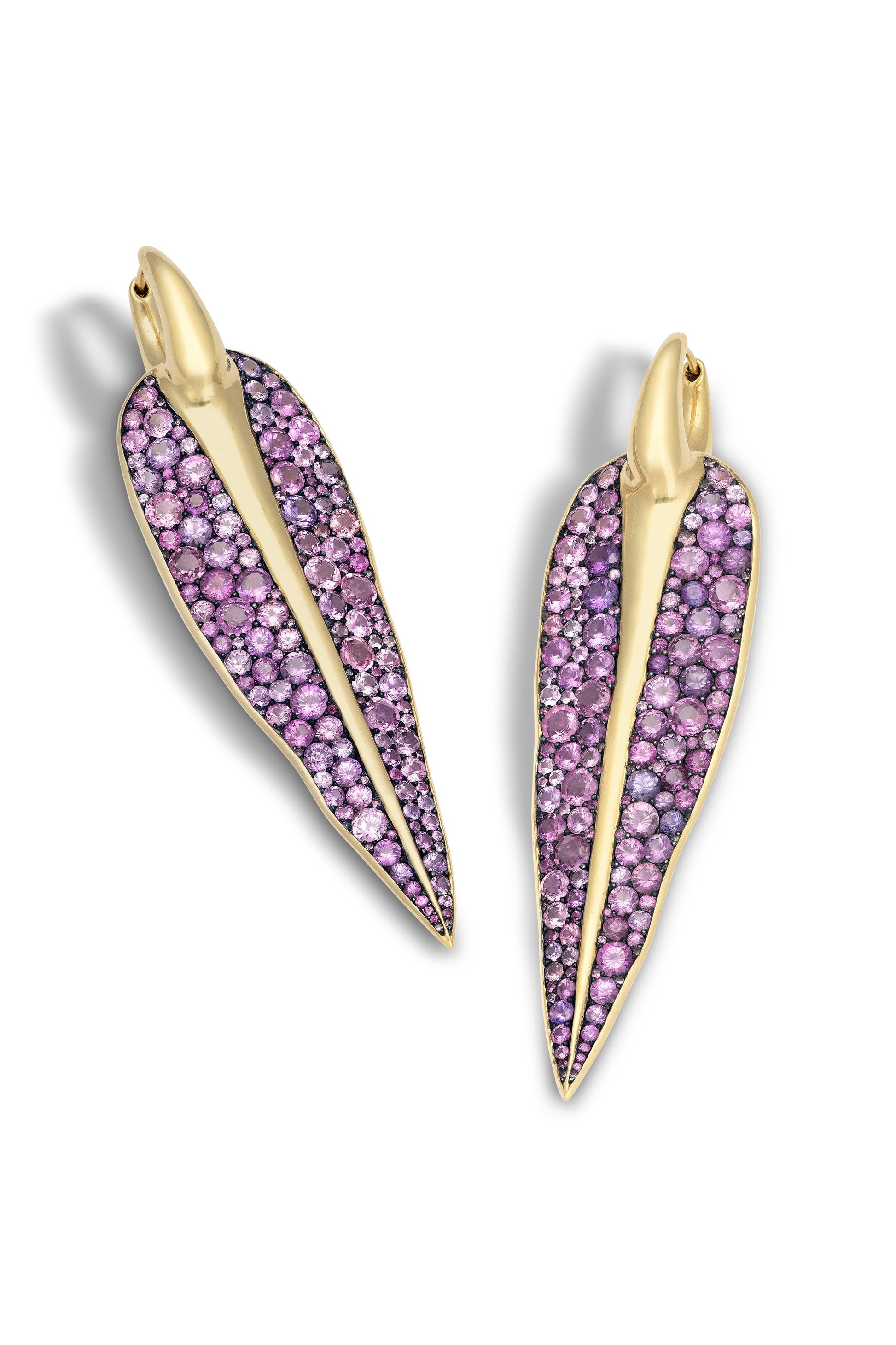 VRAM-Vyv Sapphire Earrings-YELLOW GOLD