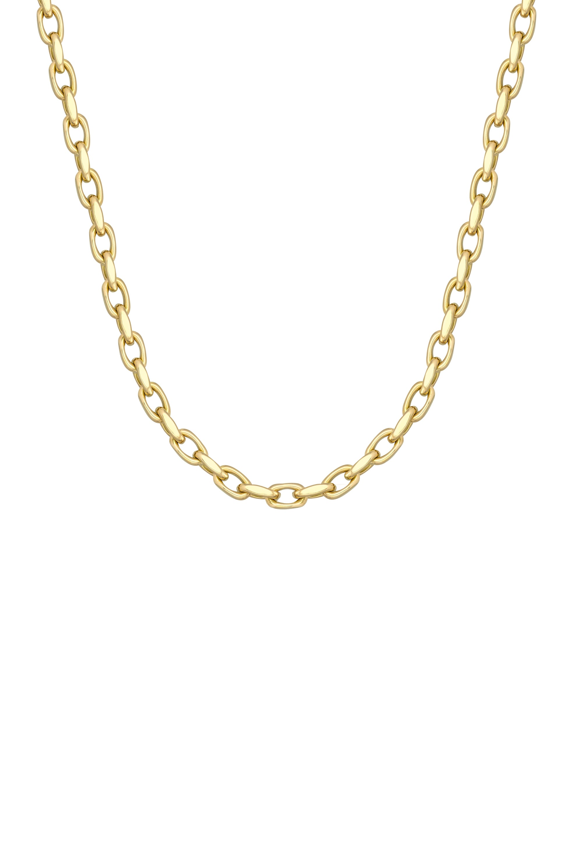 VRAM-Lynk Chain Necklace-YELLOW GOLD