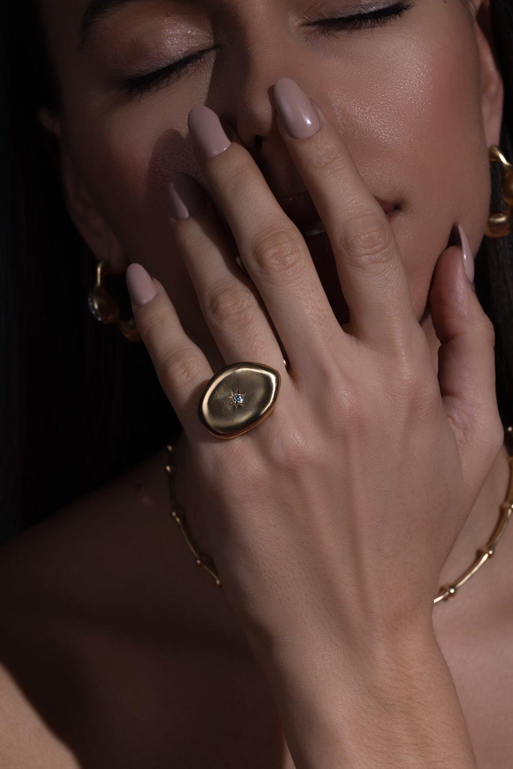 VRAM-Colony I Diamond Ring-YELLOW GOLD
