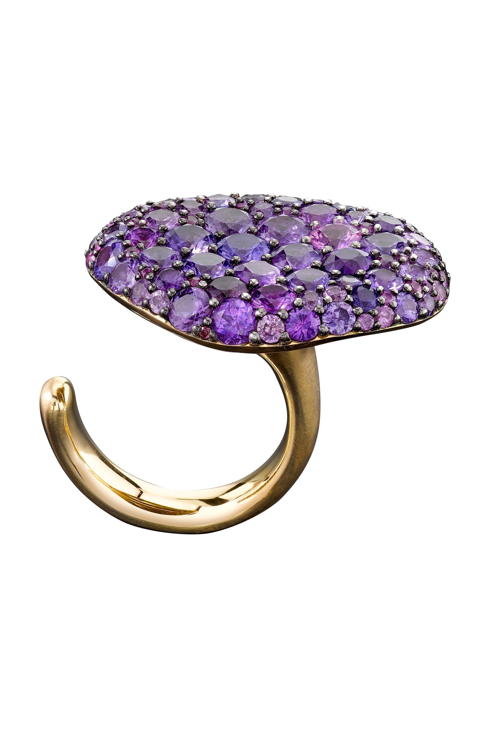 VRAM-Colony I Purple Sapphire Ring-YELLOW GOLD