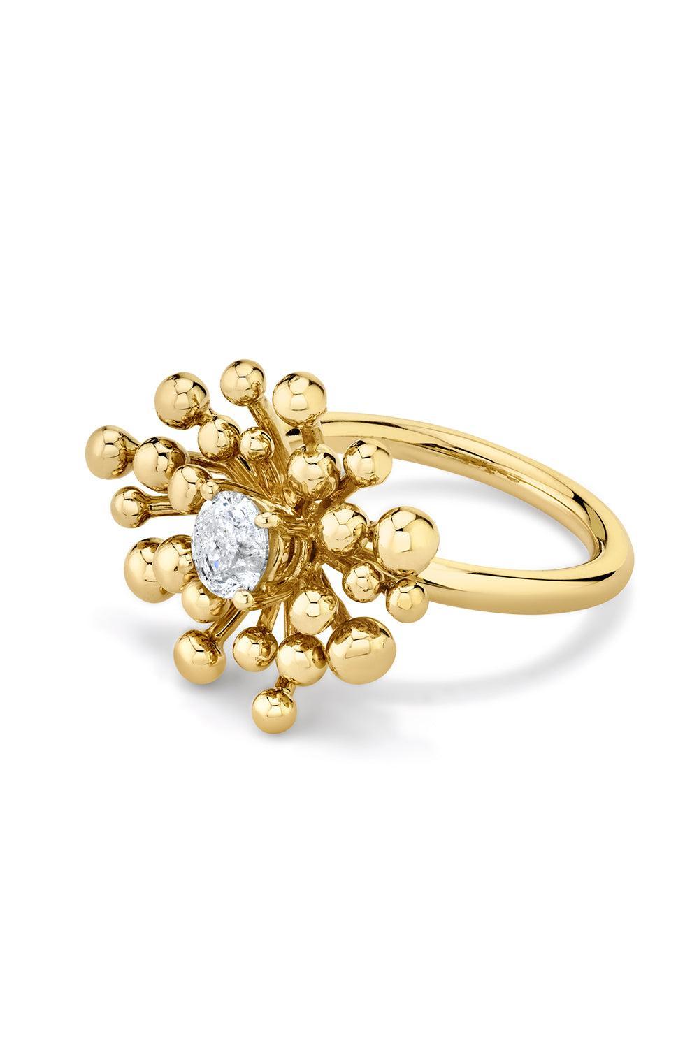 Grey Diamond Mini Nocturne Ring-YELLOW GOLD-6-JEWELRYFINE JEWELRING-VRAM