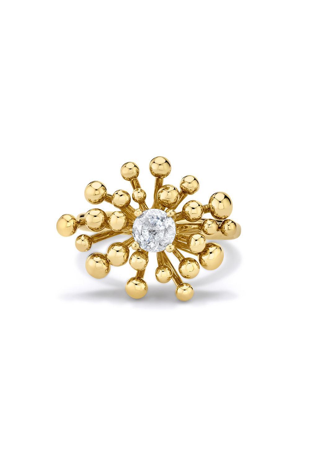 Grey Diamond Mini Nocturne Ring-YELLOW GOLD-6-JEWELRYFINE JEWELRING-VRAM