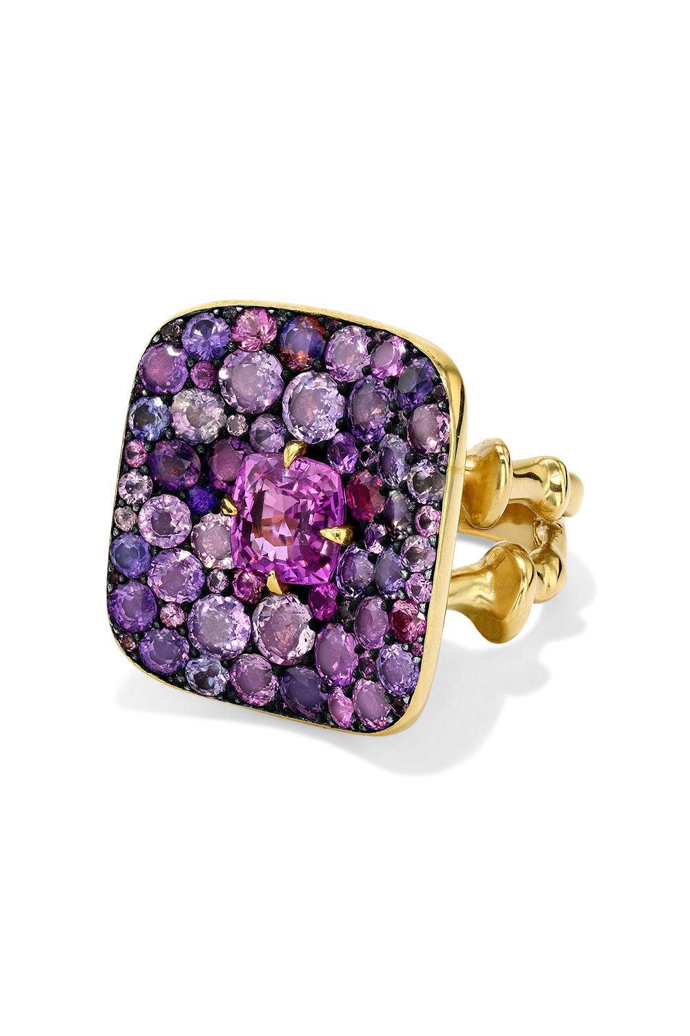 Chrona Butterfly Pink Sapphire Ring-YELLOW GOLD-6.5-JEWELRYFINE JEWELRING-VRAM