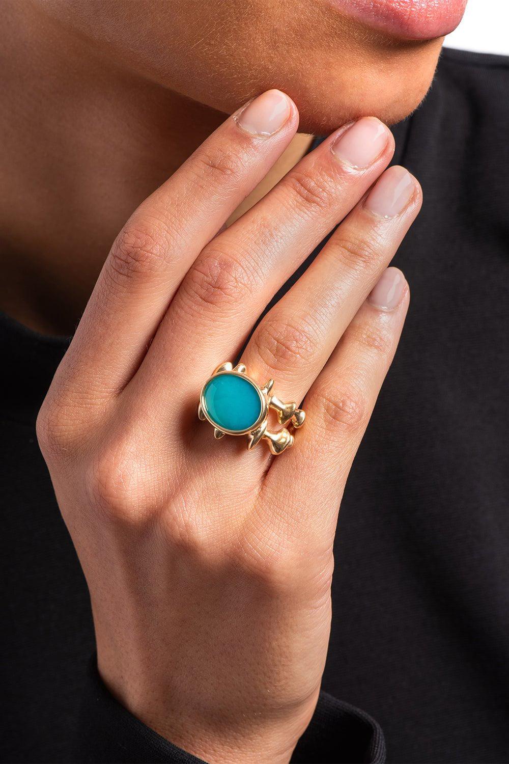VRAM-Chrona Demi Ring-YELLOW GOLD