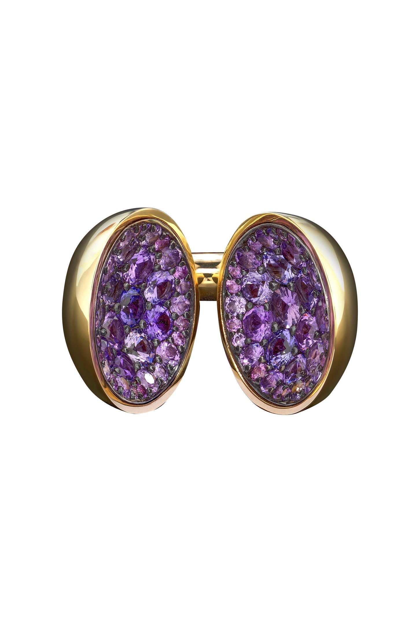 VRAM-Sapphire Echo Ring-YELLOW GOLD