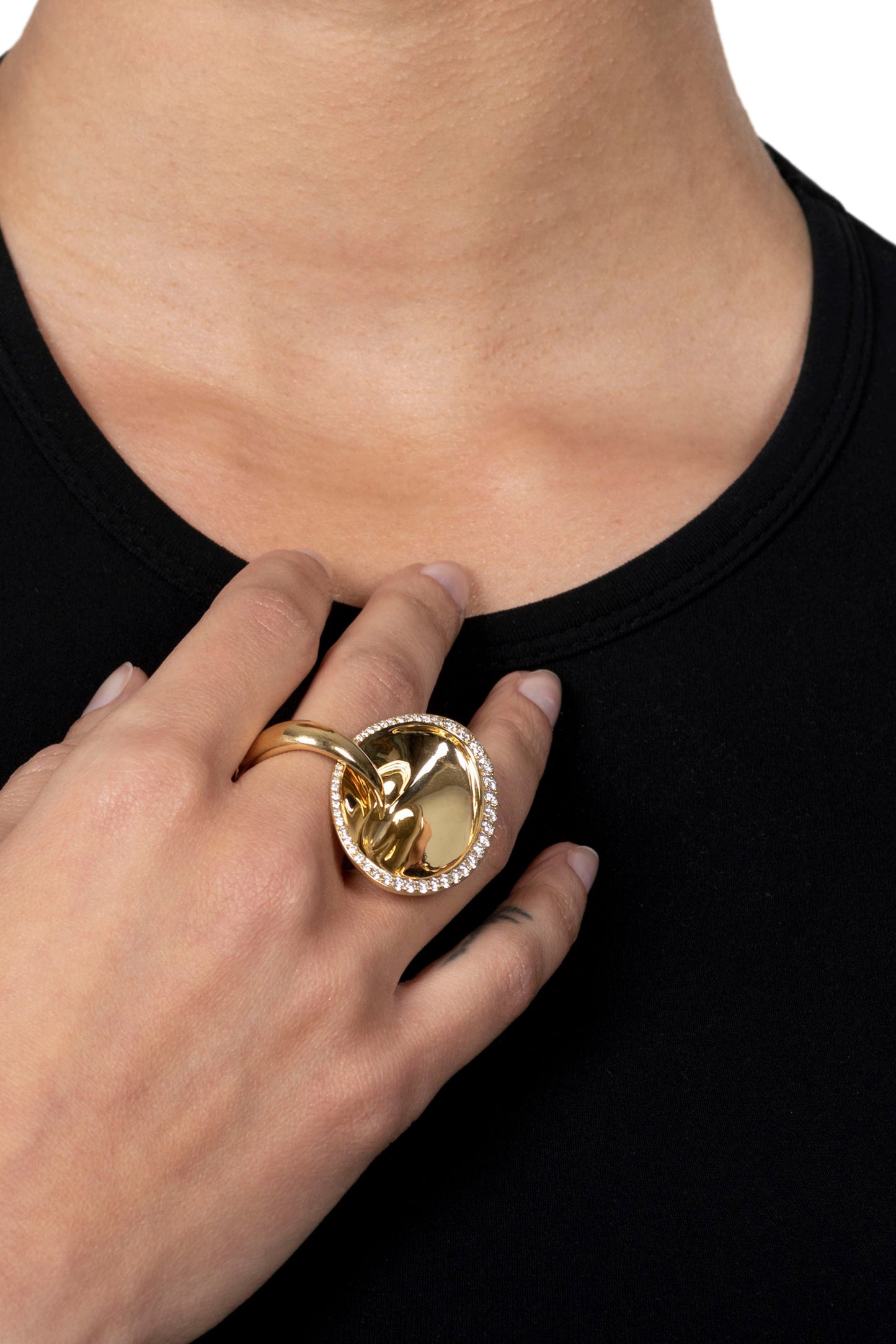 VRAM-Sine Ring-YELLOW GOLD