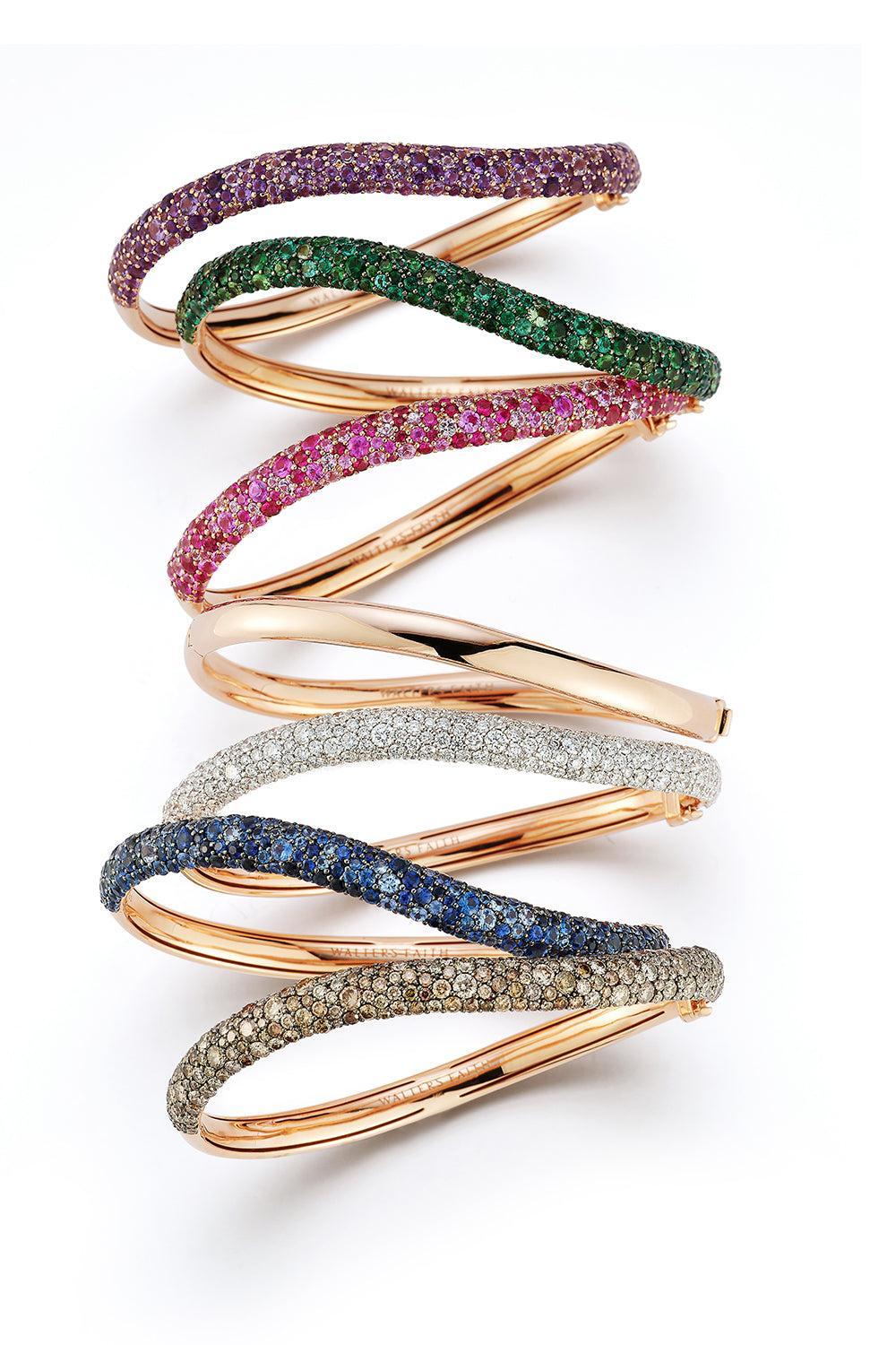 Diamond Julian Wave Bracelet-ROSE GOLD-6.5-JEWELRYFINE JEWELBRACELET O-WALTERS FAITH