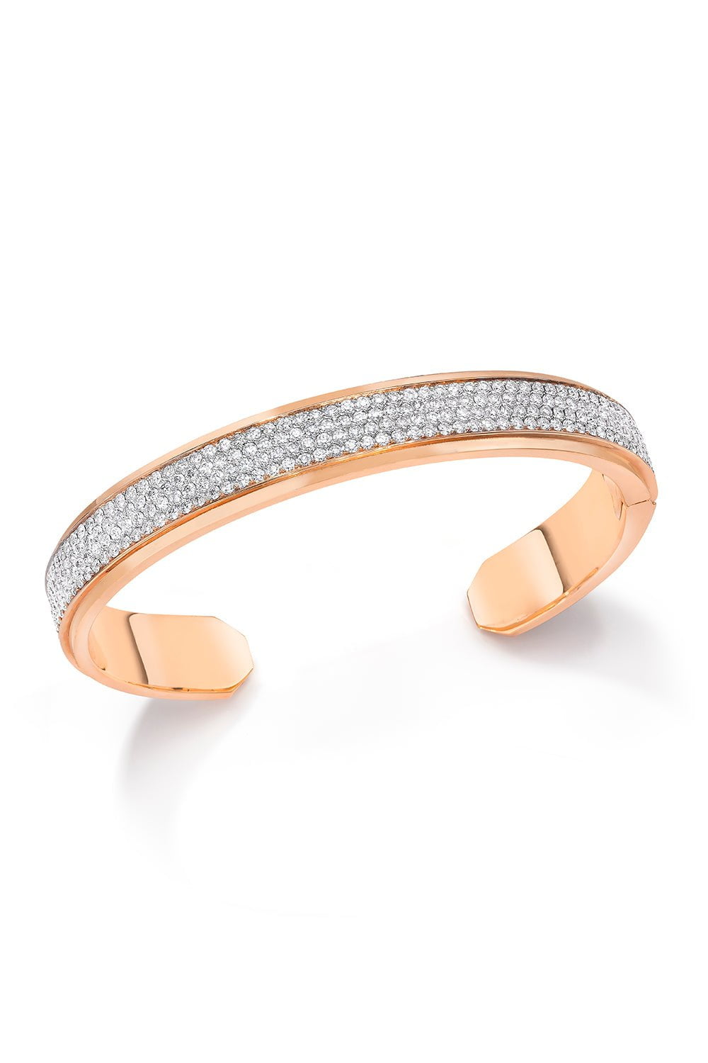 WALTERS FAITH-Four Row Carrington Cuff Bracelet-ROSE GOLD