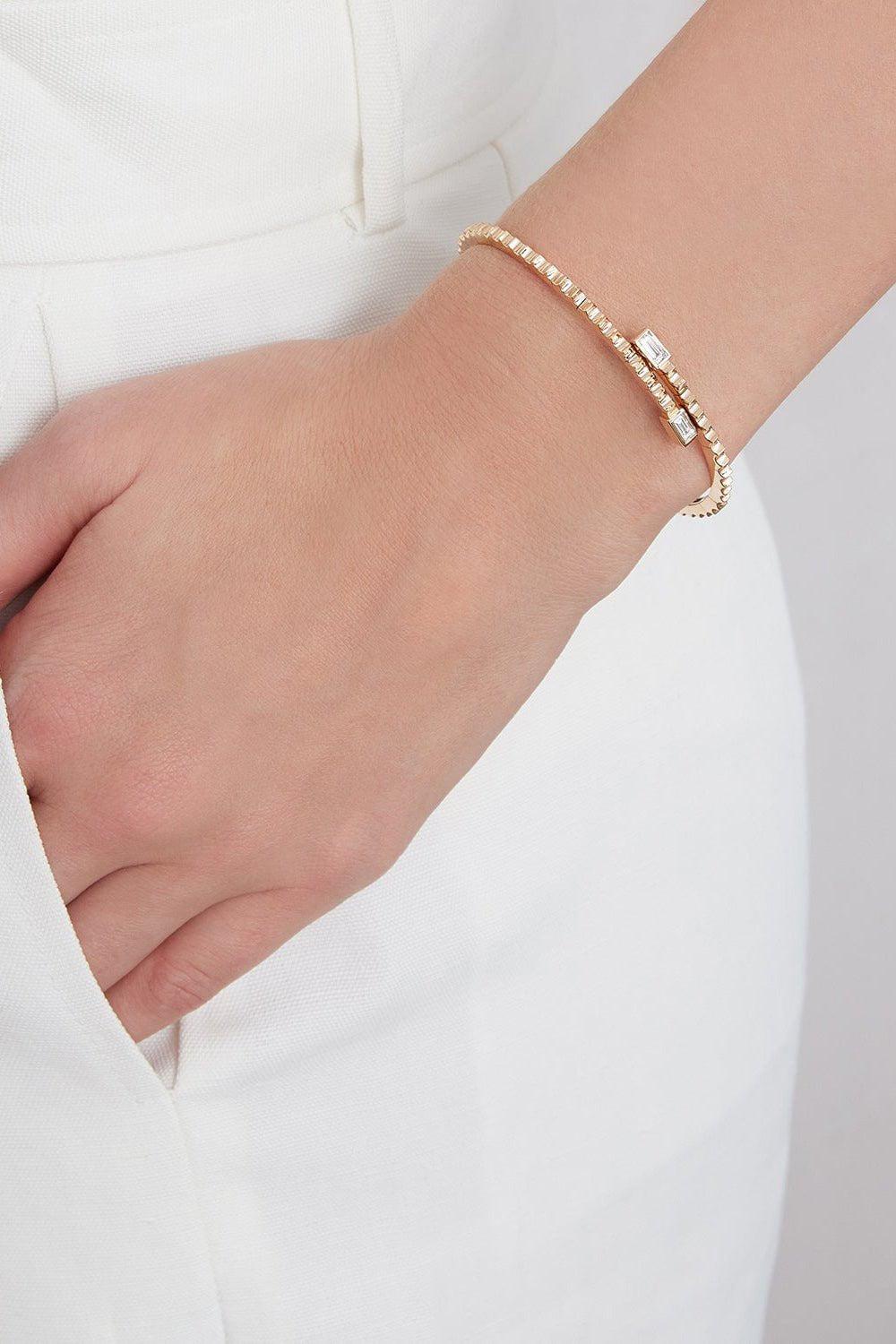 WALTERS FAITH-Clive Coil Bracelet-ROSE GOLD