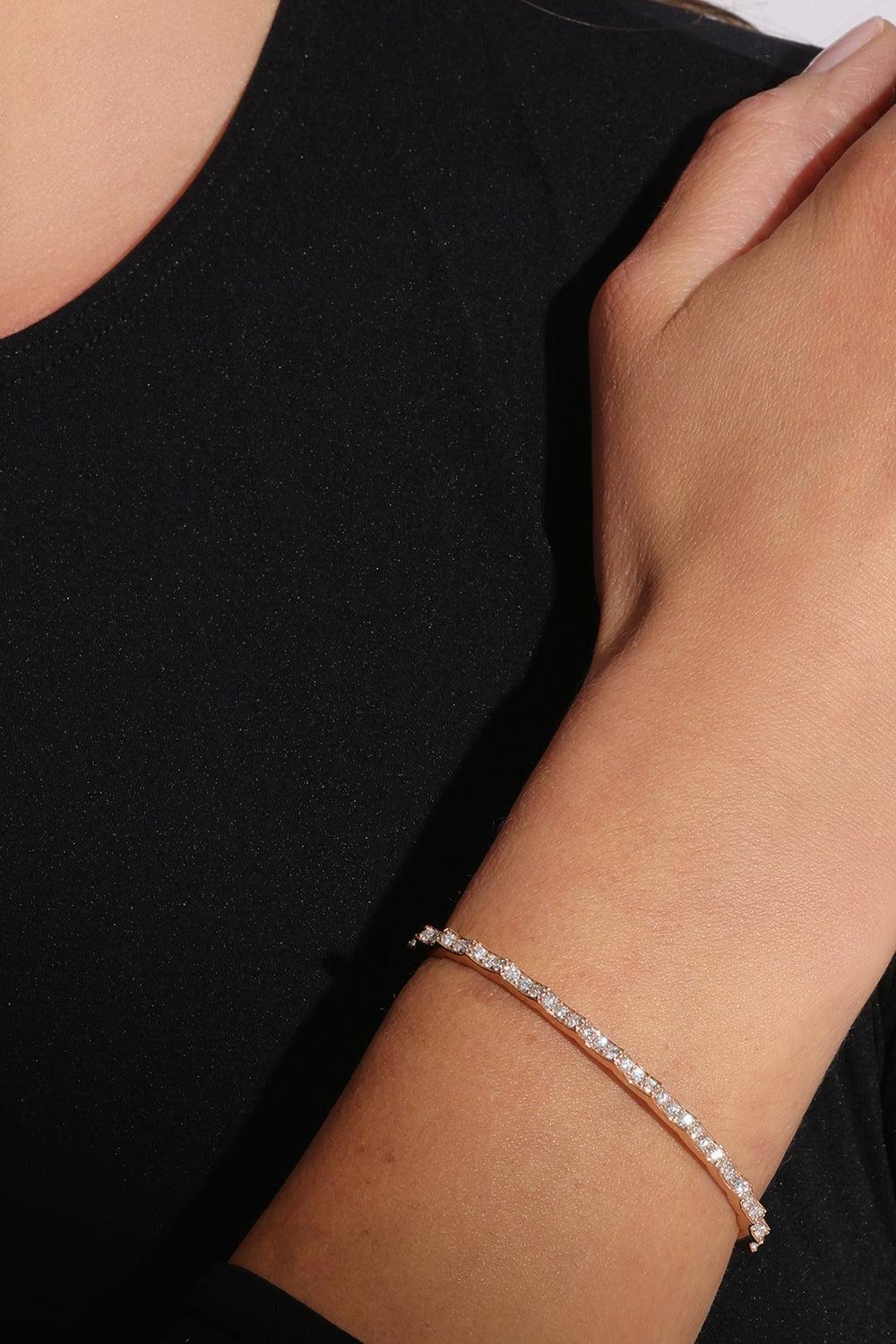 Clive II Scalloped Hinge Bracelet - Yellow Gold-YELLOW GOLD-6-JEWELRYFINE JEWELBRACELET O-WALTERS FAITH