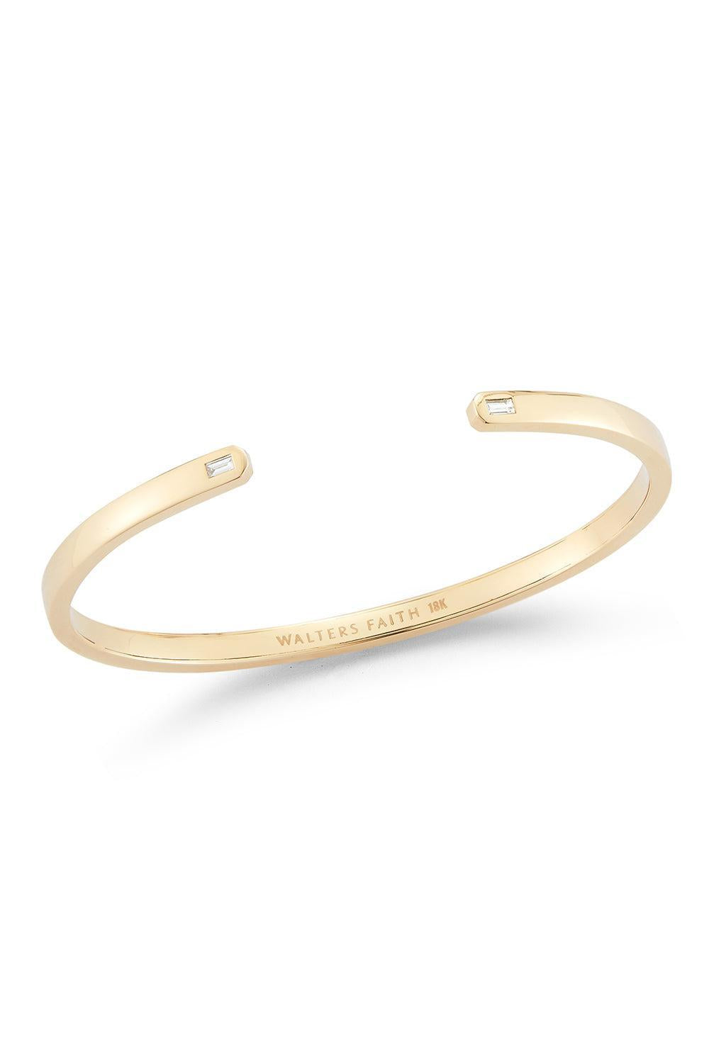 Ottoline Cuff Bracelet-YELLOW GOLD-6.5-JEWELRYFINE JEWELBRACELET O-WALTERS FAITH
