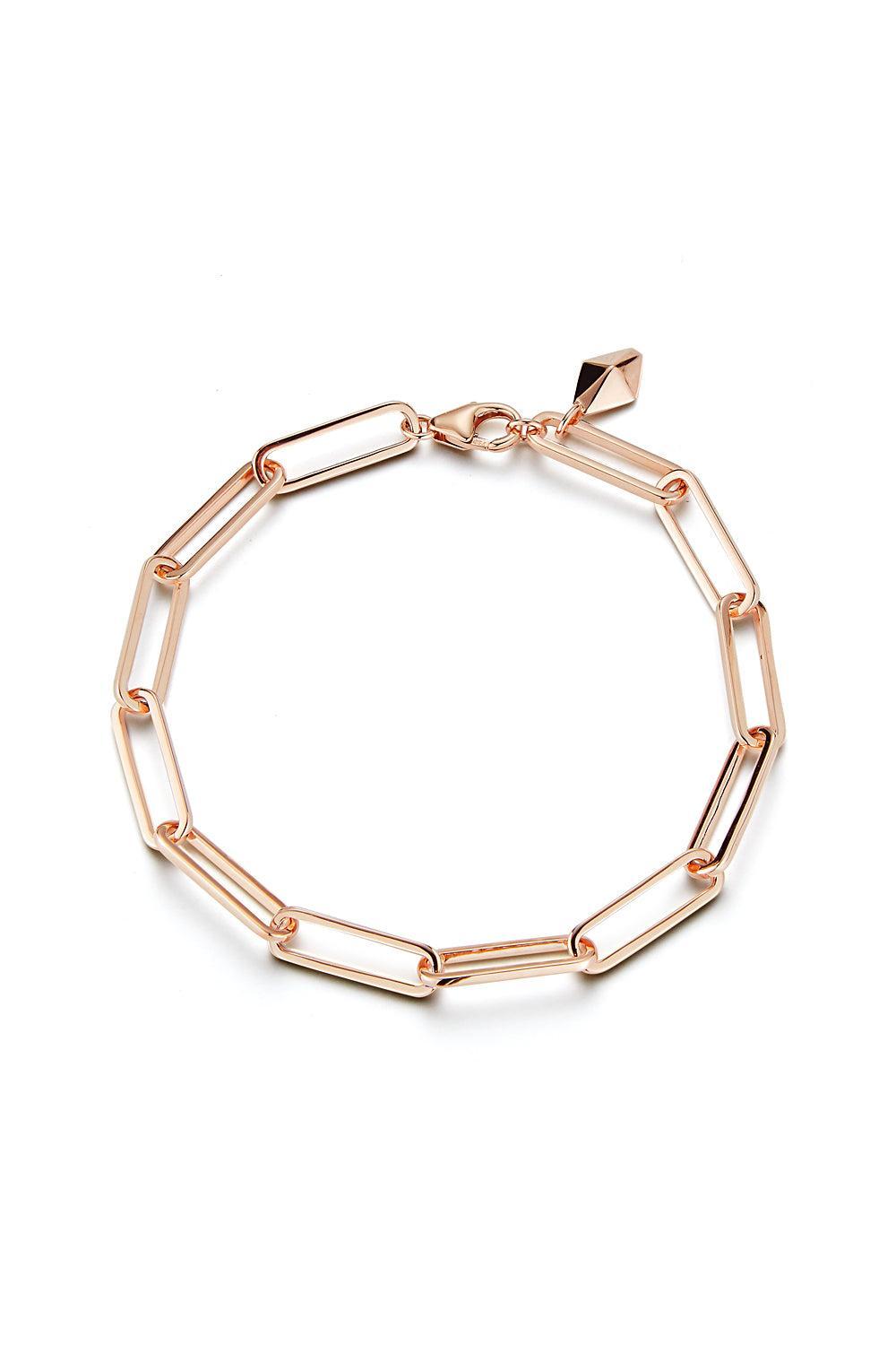 Saxon Paperclip Chain Bracelet-YELLOW GOLD-6.5-JEWELRYFINE JEWELBRACELET O-WALTERS FAITH