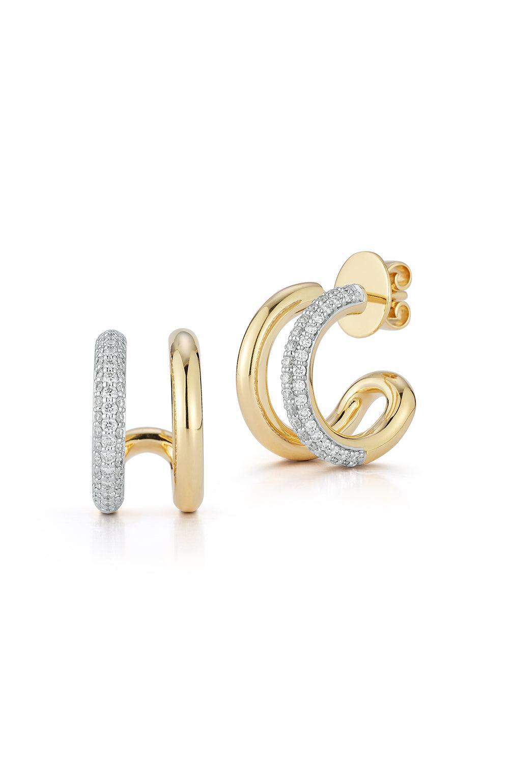 Morrell Link Hoop Earrings-YELLOW GOLD-JEWELRYFINE JEWELEARRING-WALTERS FAITH