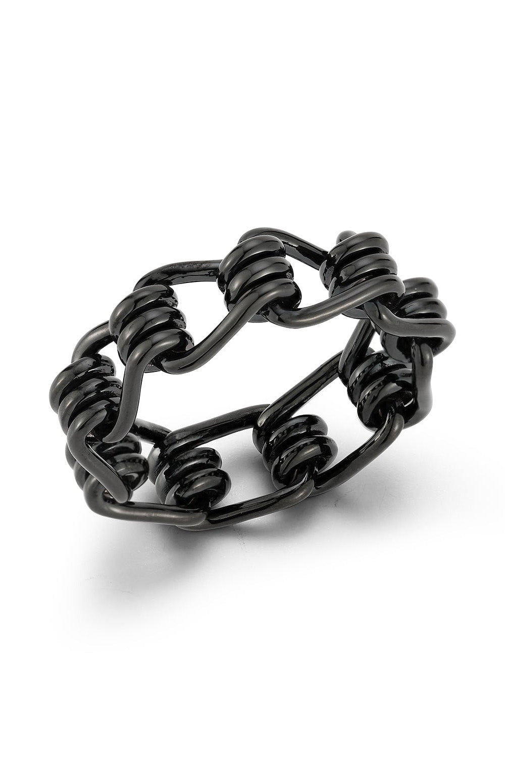 WALTERS FAITH-Huxley Coil Link Ring-SILVER