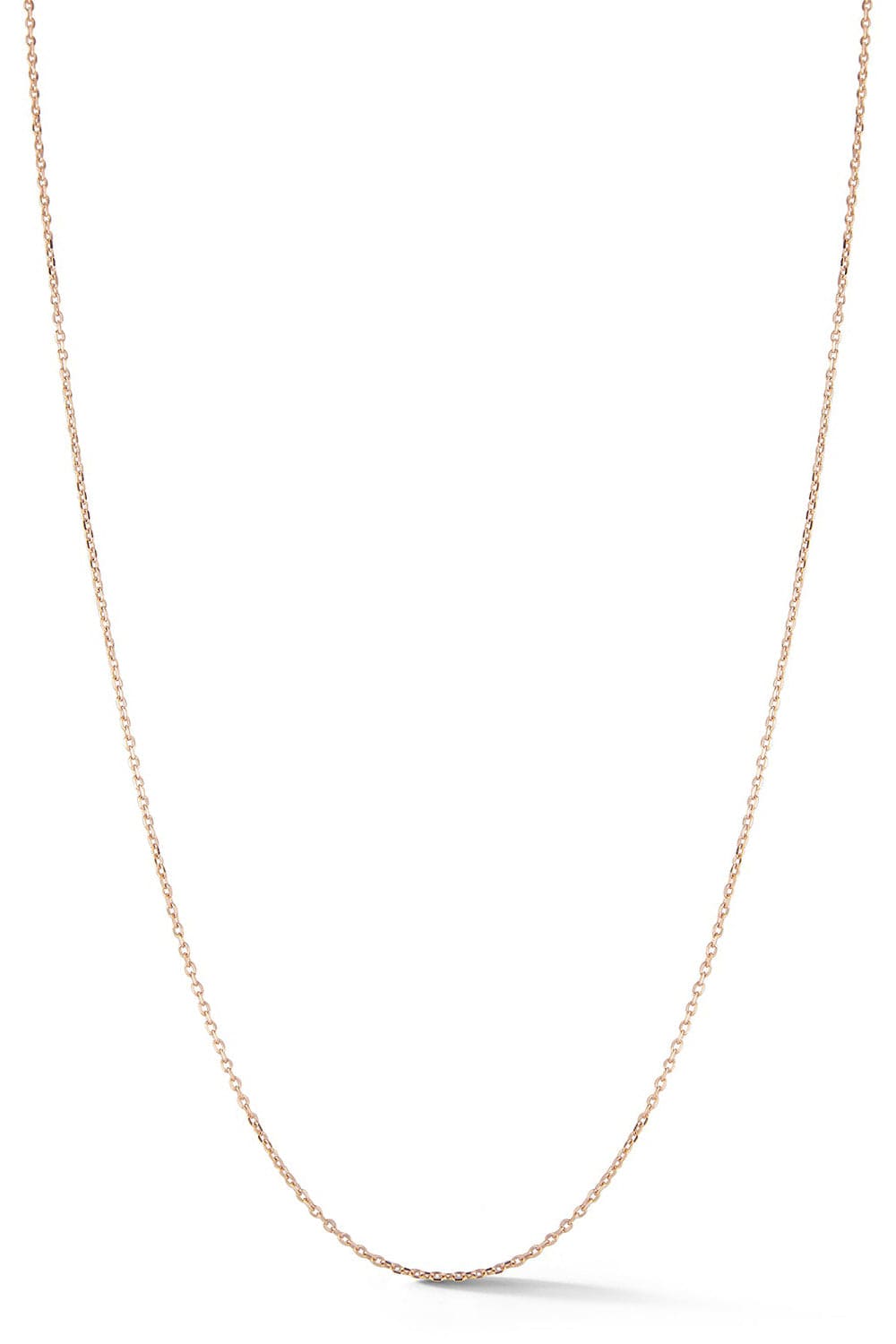 WALTERS FAITH-1.5mm Chain Link Necklace - 18"-ROSE GOLD