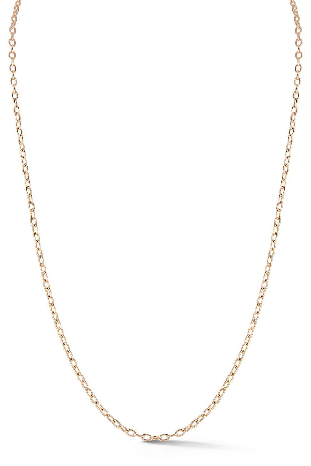 WALTERS FAITH-2.10mm Rose Gold Link Necklace - 16"-ROSE GOLD