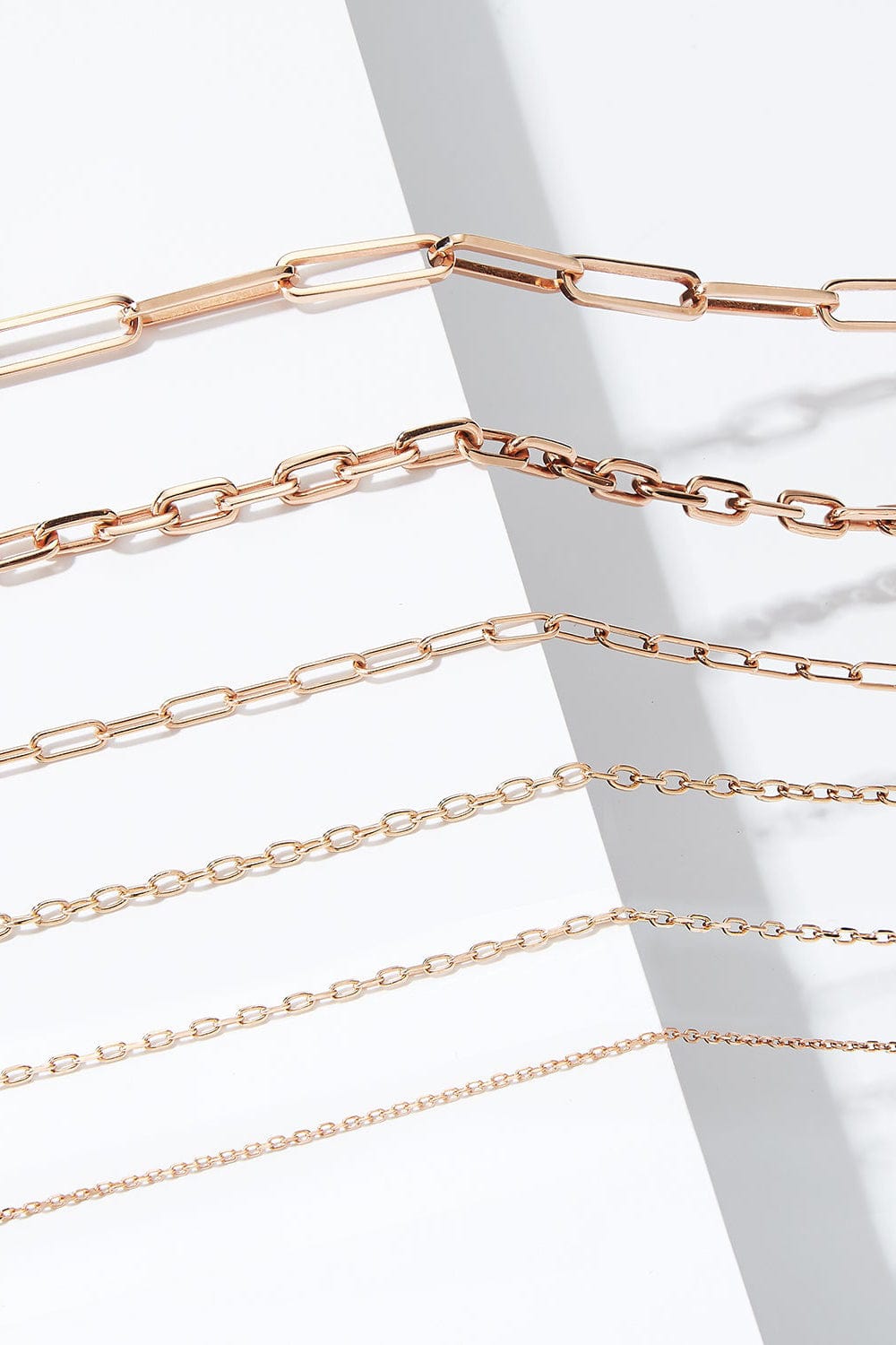 WALTERS FAITH-2.10mm Rose Gold Link Necklace - 36"-ROSE GOLD