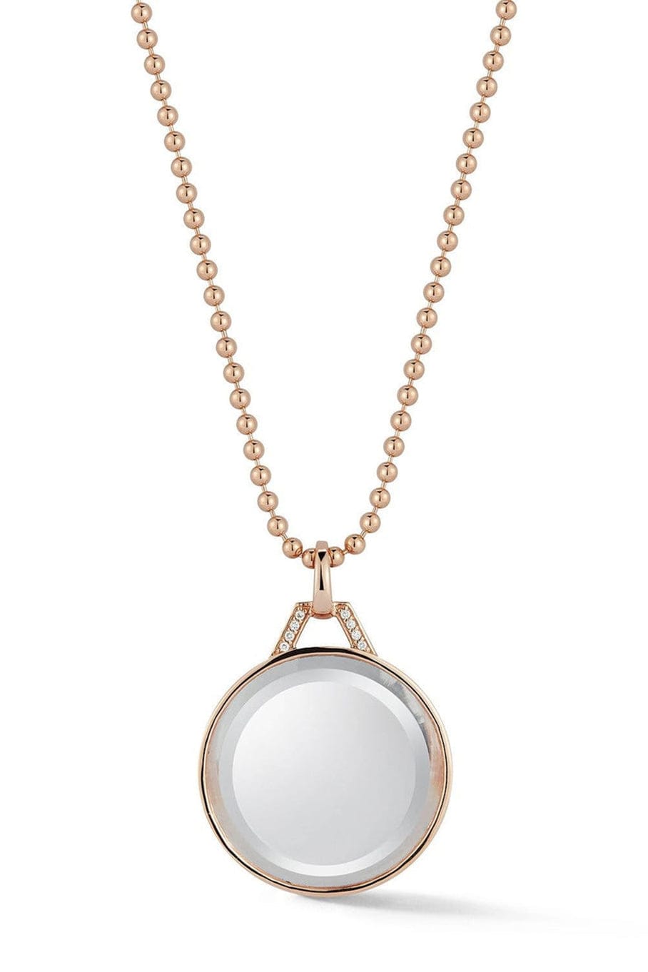 WALTERS FAITH-Dora Ball Chain Necklace - 24"-ROSE GOLD