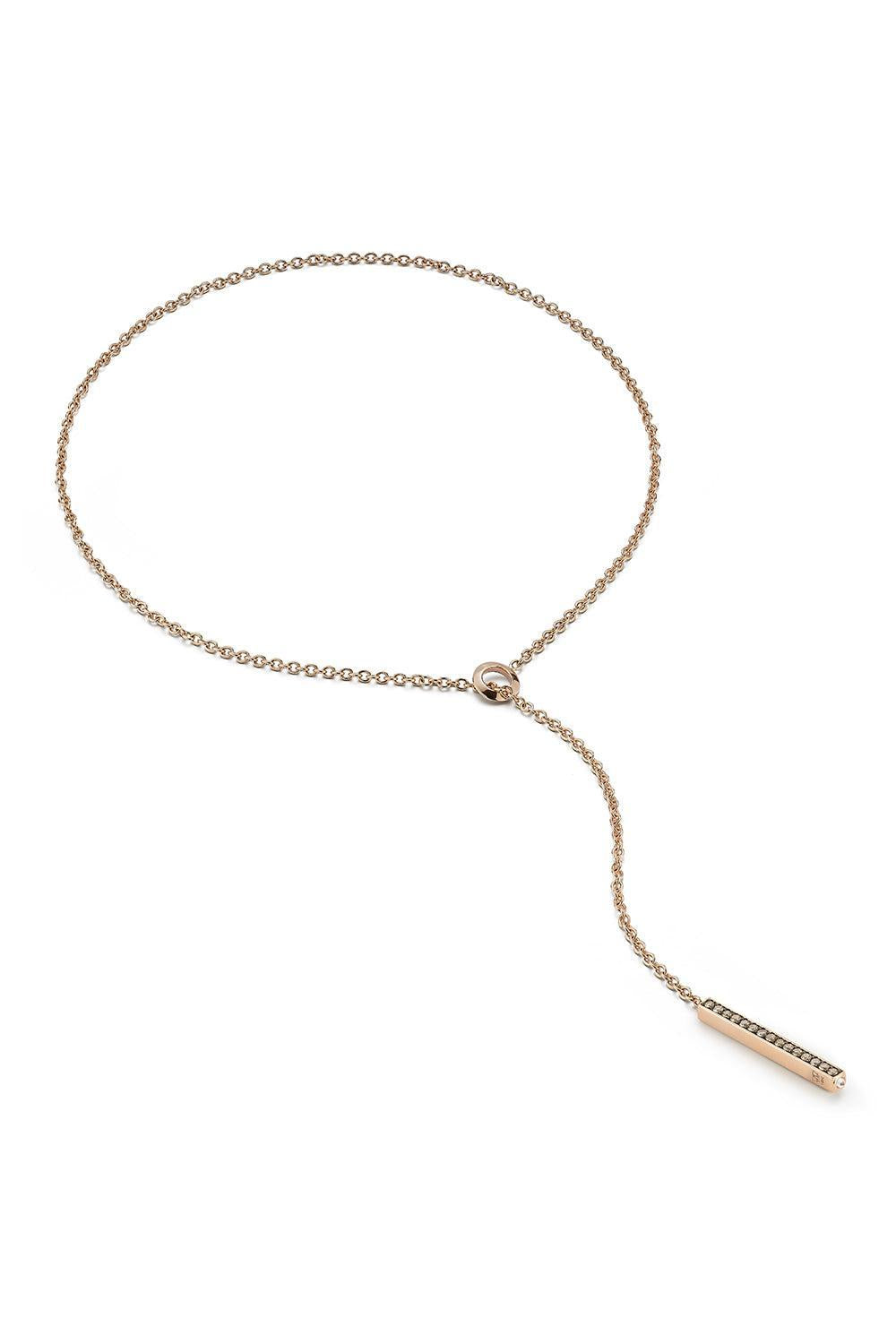 Champagne Diamond Bar Grant Necklace-YELLOW GOLD-20-JEWELRYFINE JEWELNECKLACE O-WALTERS FAITH