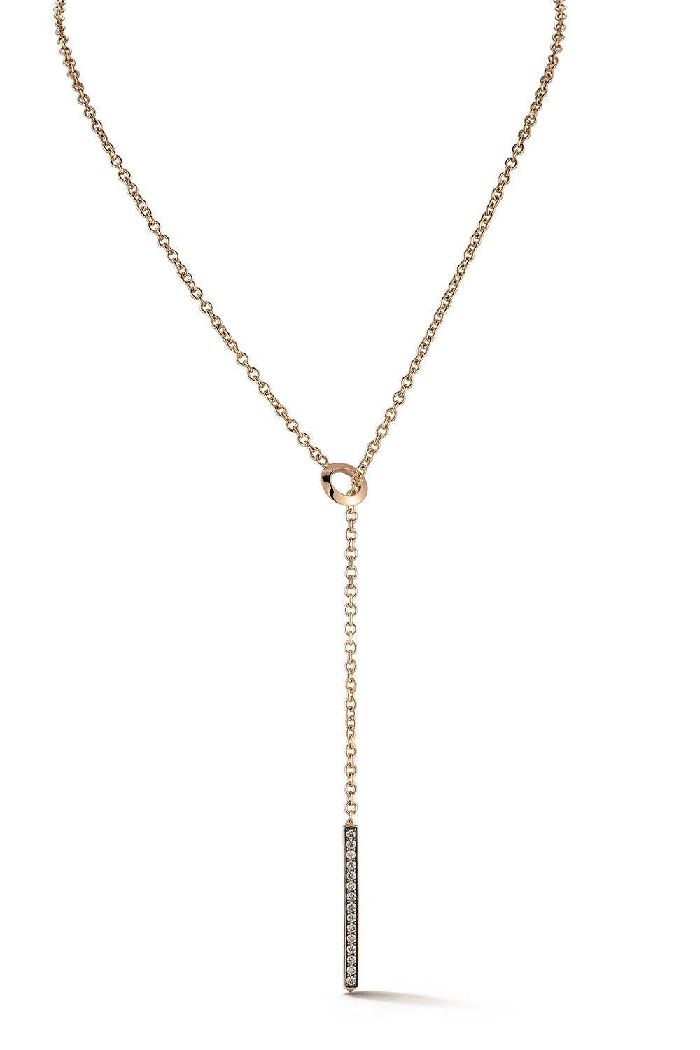 Champagne Diamond Bar Grant Necklace-YELLOW GOLD-20-JEWELRYFINE JEWELNECKLACE O-WALTERS FAITH