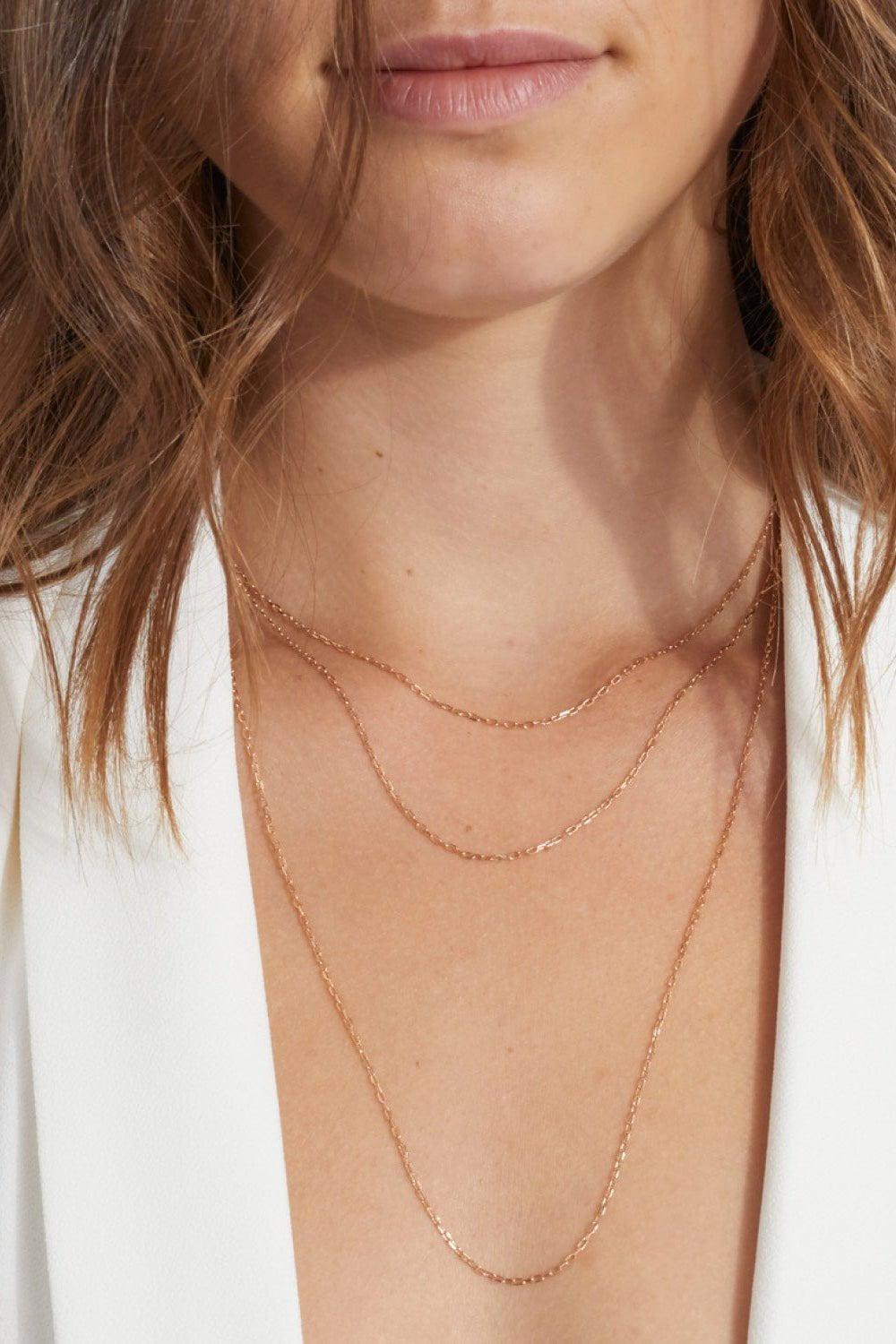WALTERS FAITH-Chain Link Necklace 2-YELLOW GOLD