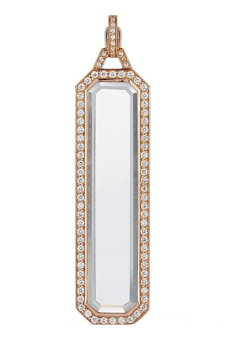 WALTERS FAITH-Bell Rock Crystal Bar Charm-ROSE GOLD