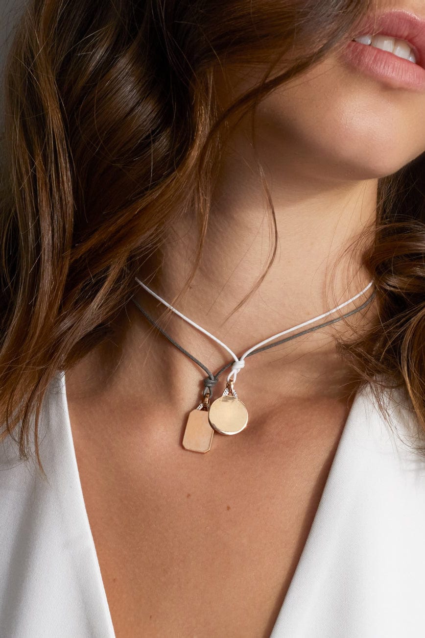 WALTERS FAITH-Dora Diamond Disc Charm-ROSE GOLD