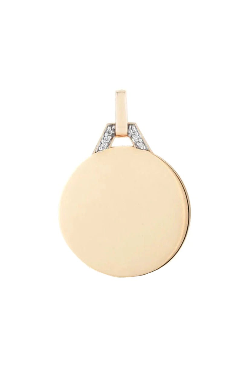 WALTERS FAITH-Dora Diamond Disc Charm-ROSE GOLD