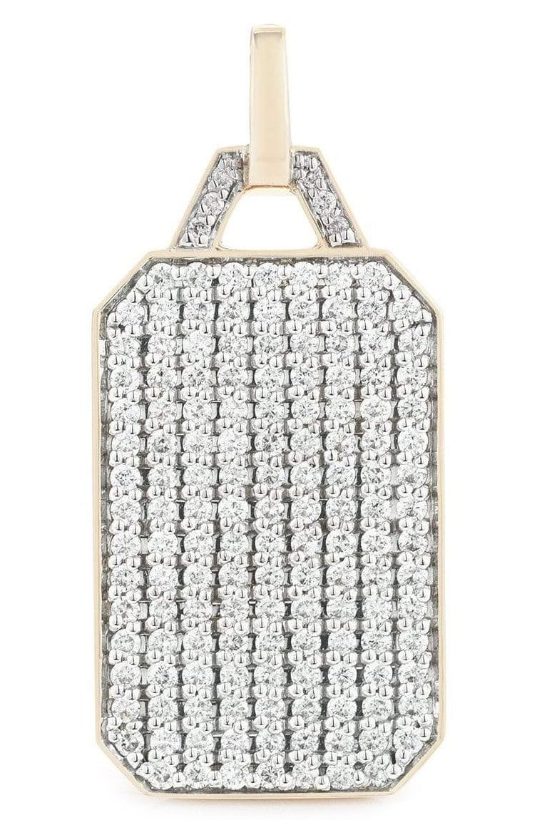 WALTERS FAITH-Dora Diamond Tablet Charm-ROSE GOLD