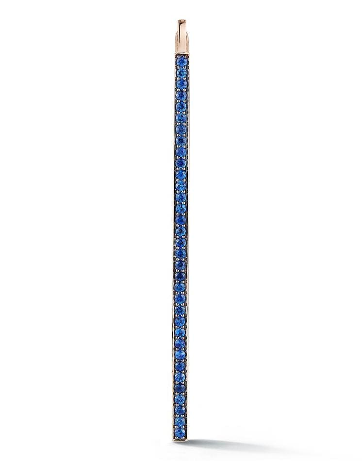 WALTERS FAITH-Grant Blue Sapphire Bar Charm-ROSE GOLD