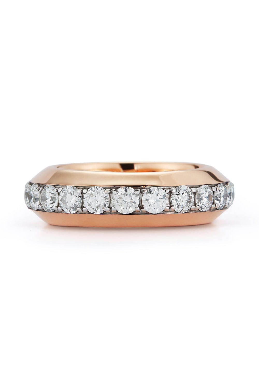 WALTERS FAITH-Grant Diamond Angled Band Ring-ROSE GOLD