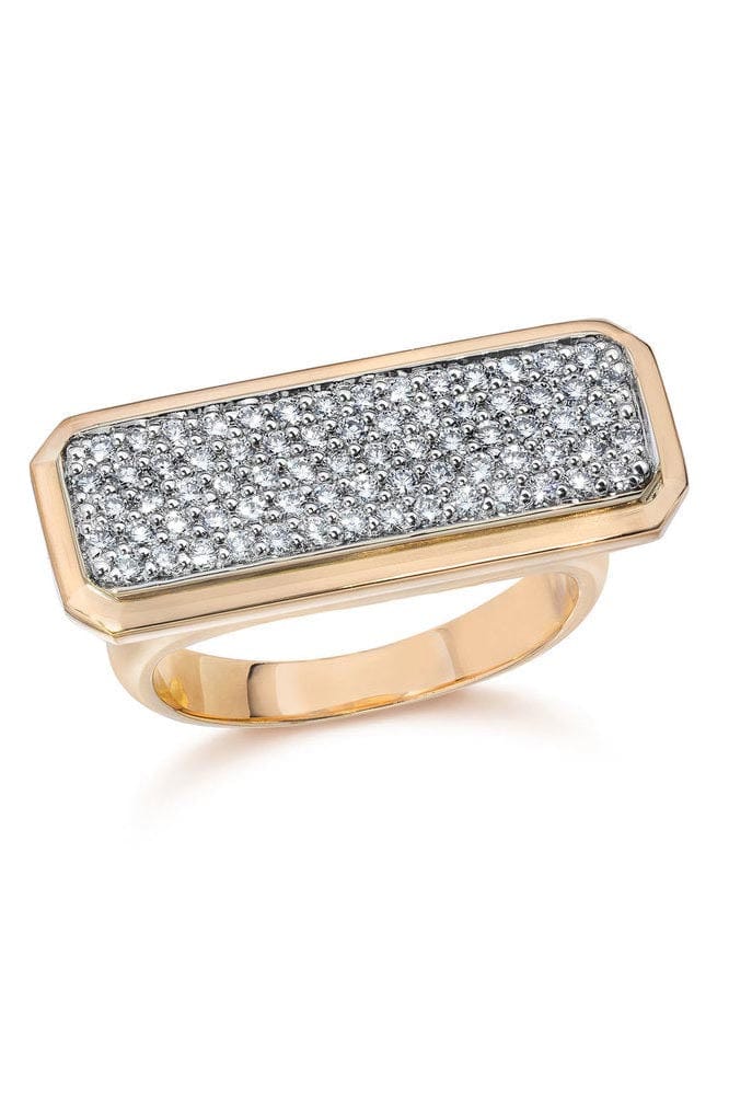 WALTERS FAITH-Carrington Diamnd ID Bar Ring-ROSE GOLD
