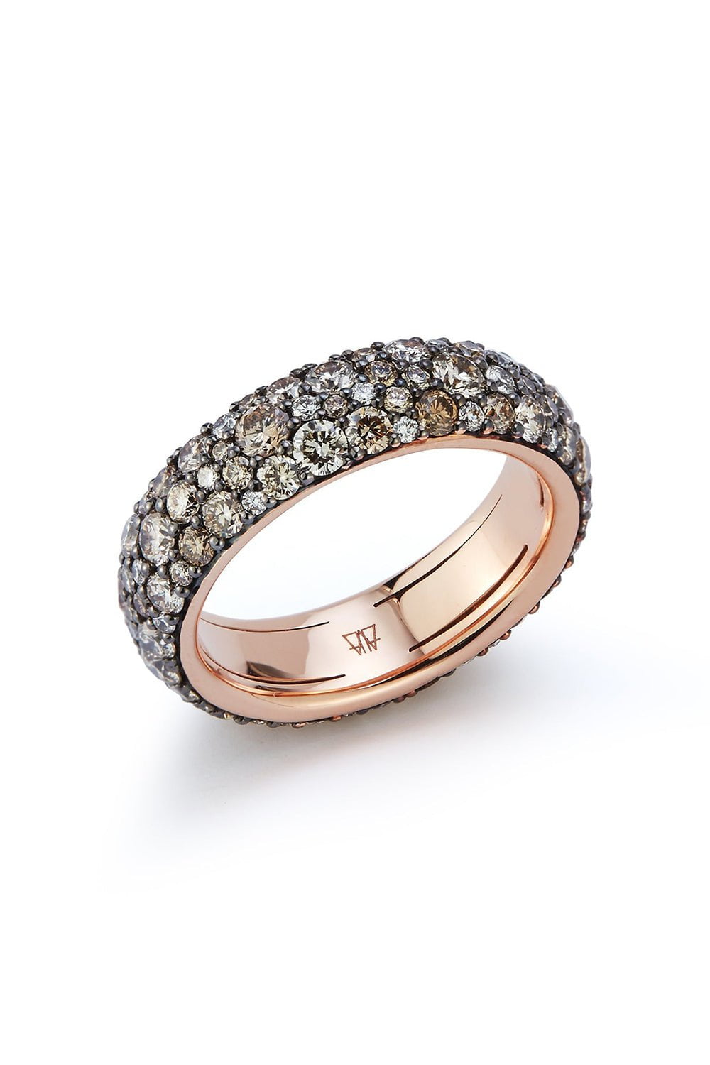 WALTERS FAITH-OC x WF Champagne Diamond Band Ring-YELLOW GOLD